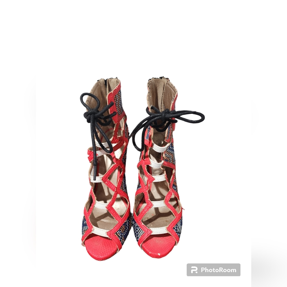 Qupid Multicolor Stilettos Size 6